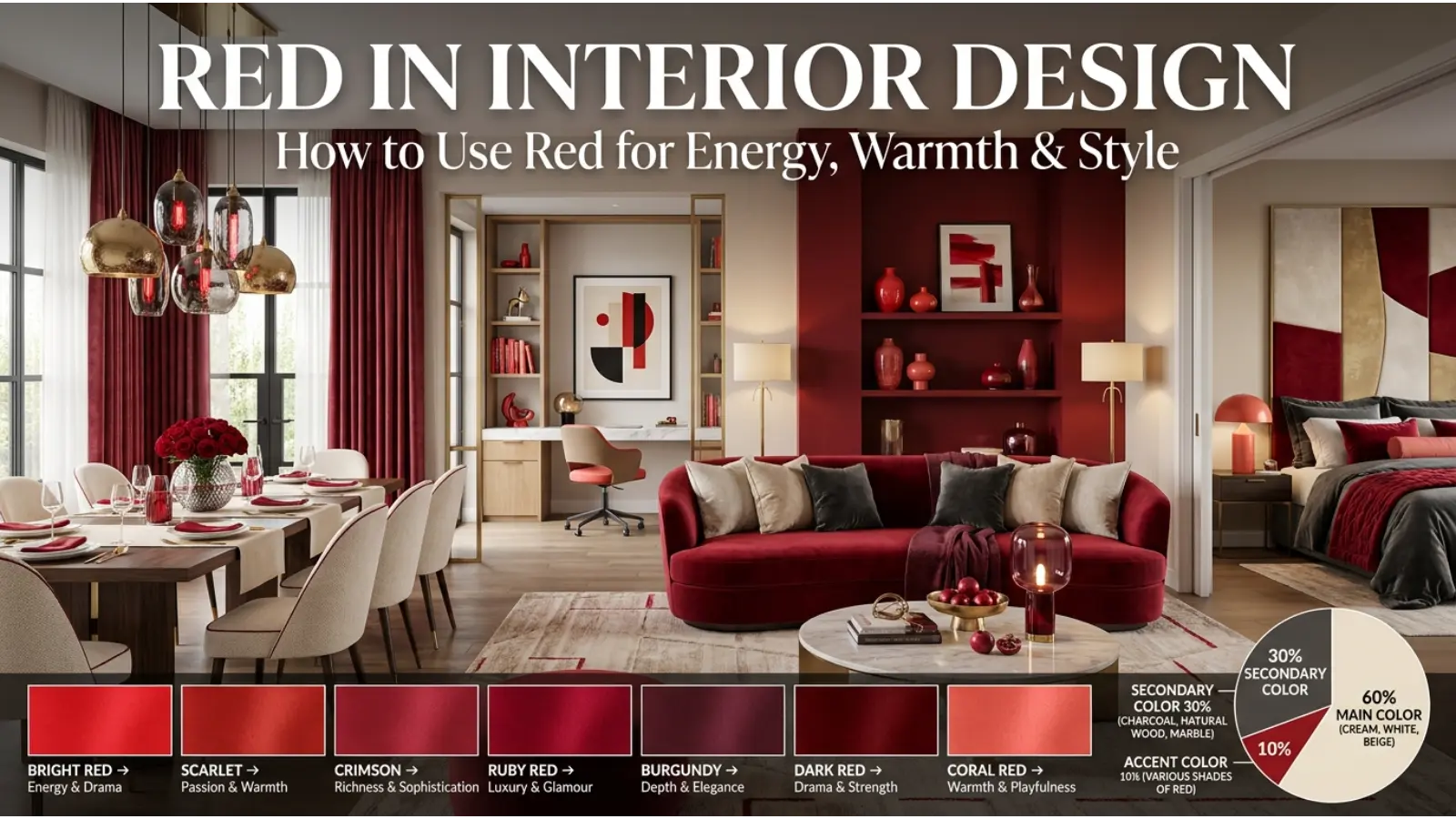 Red in Interior Design