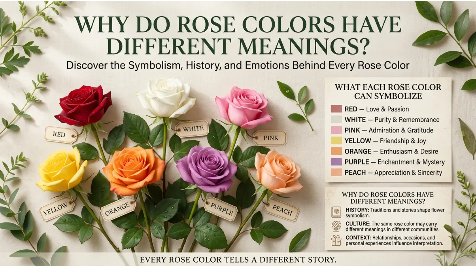 Carnition Color Rose Flower Color Meanings: A Complete Guide
