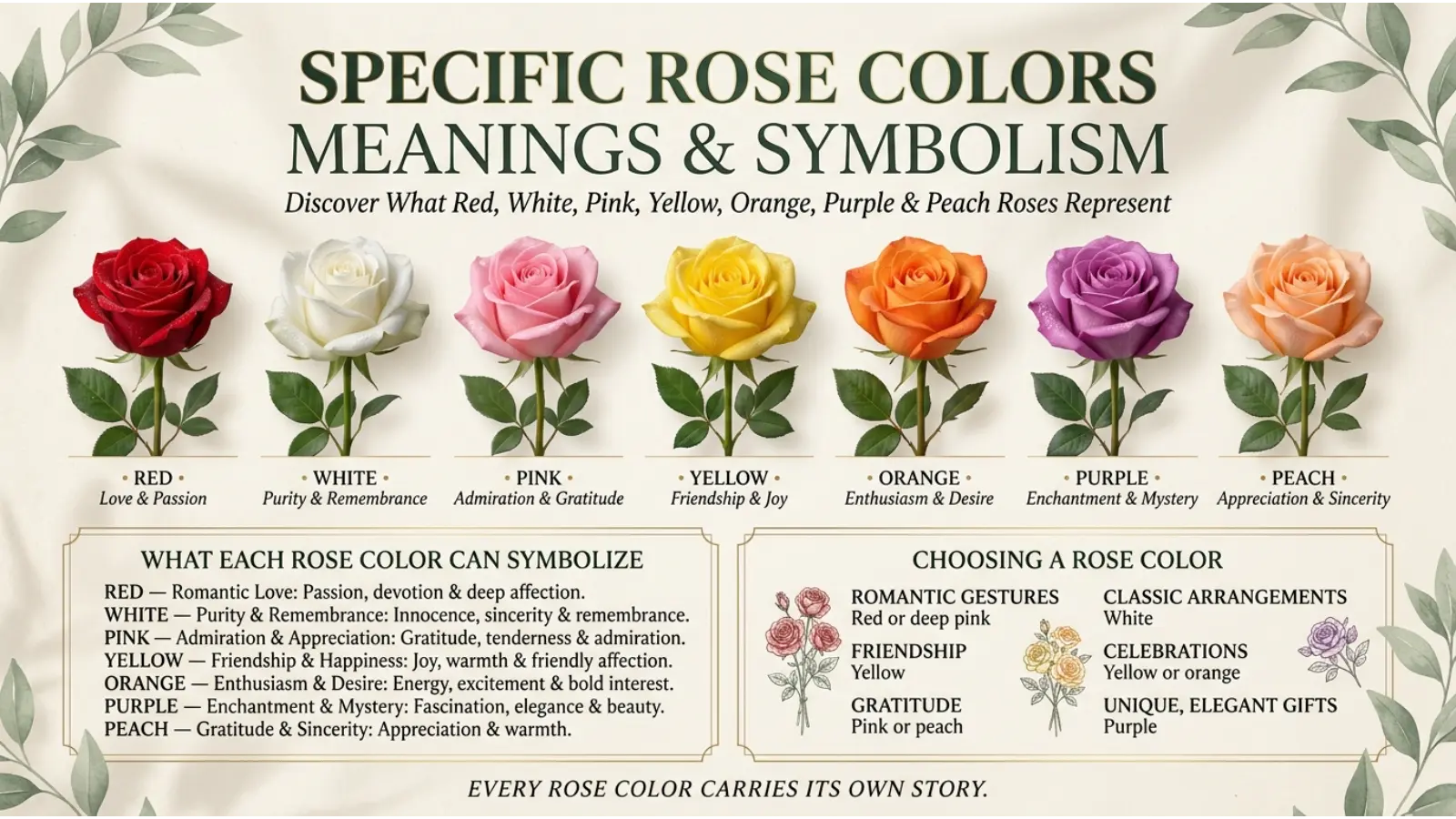 Specific Rose Colors