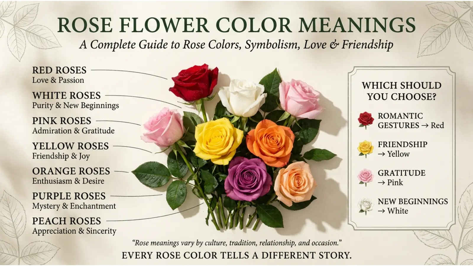 Carnition Color Rose Flower Color Meanings: A Complete Guide
