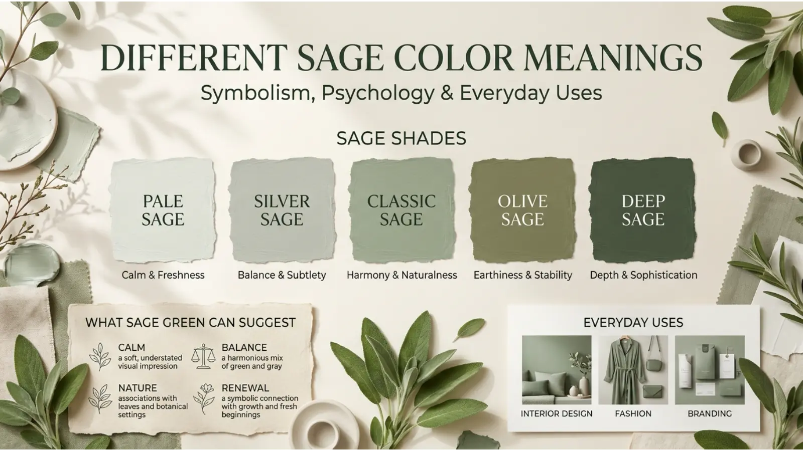 Different Sage Color Meanings