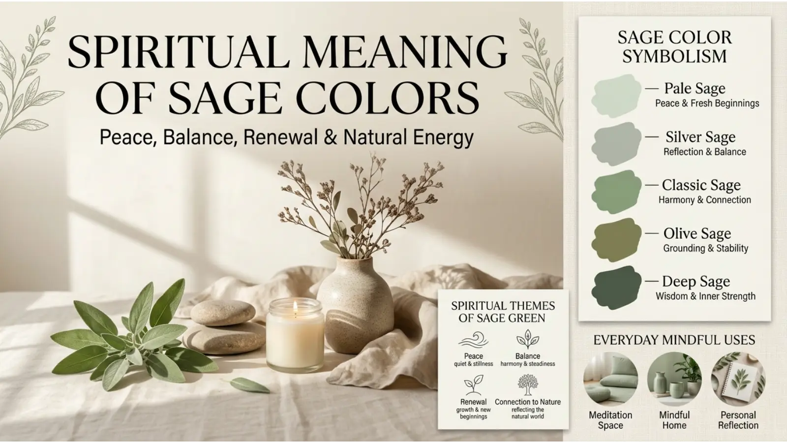 Spiritual Meaning of Sage Colors