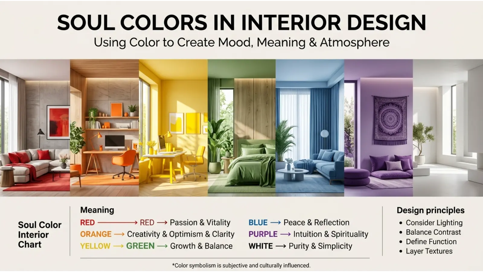 Soul Colors in Interior Design