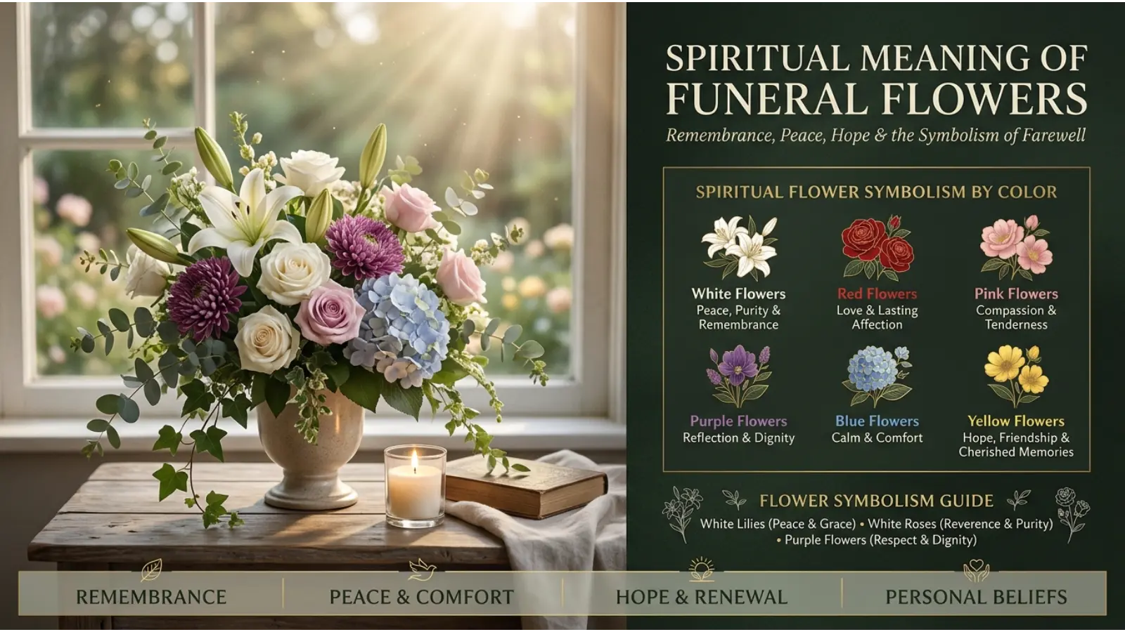 Spiritual Meaning of Funeral Flowers
