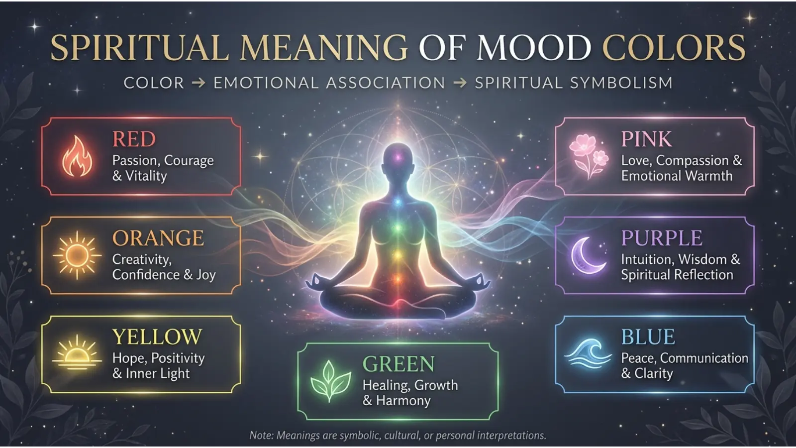 Blue Color Significance Mood Color Meanings: What Every Color May Represent