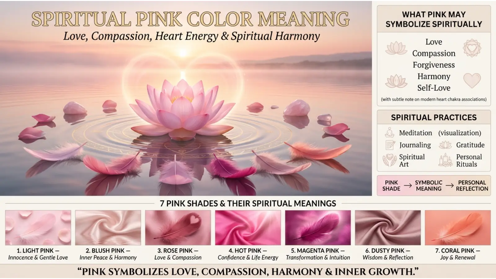 Spiritual Pink Color Meaning