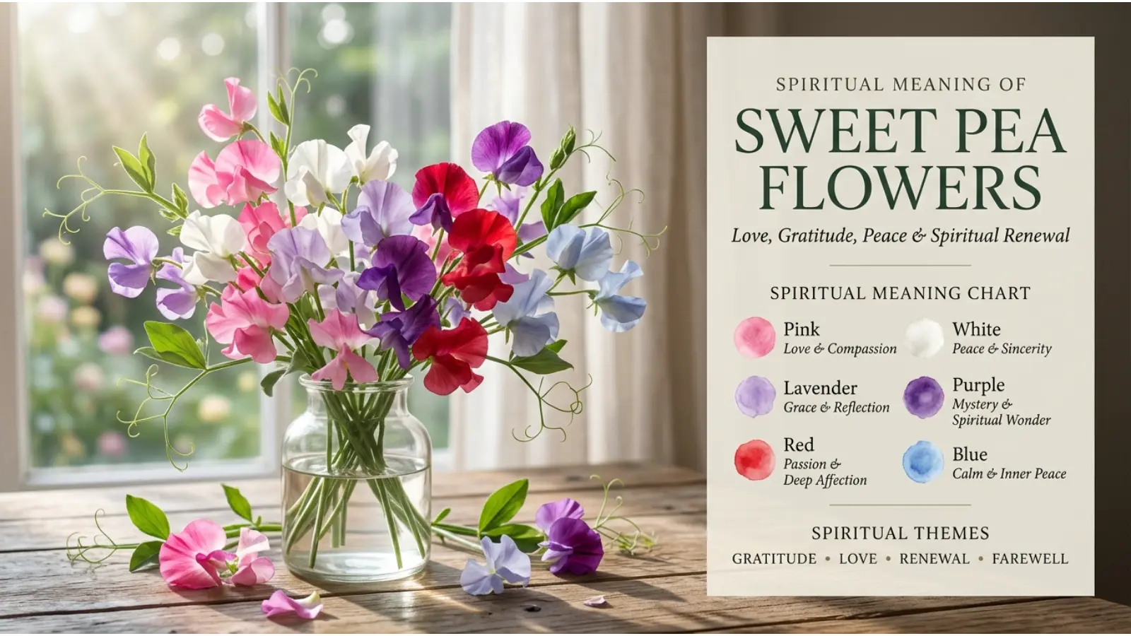 Spiritual Meaning of Sweet Pea Flowers